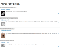 Tablet Screenshot of patrickfahydesign.blogspot.com