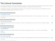 Tablet Screenshot of culturalcommission.blogspot.com