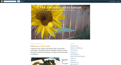 Desktop Screenshot of everyday-vegetarian.blogspot.com