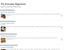 Tablet Screenshot of everyday-vegetarian.blogspot.com