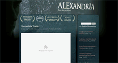 Desktop Screenshot of alexandriathemovie.blogspot.com