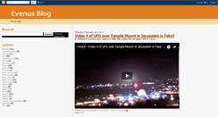 Desktop Screenshot of evenusblog.blogspot.com