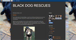 Desktop Screenshot of blackdogrescues.blogspot.com