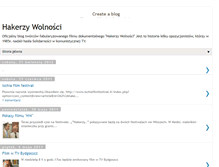 Tablet Screenshot of hakerzywolnosci.blogspot.com