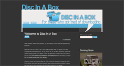 Desktop Screenshot of disc-in-a-box.blogspot.com