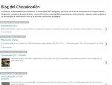 Tablet Screenshot of blogchecalecalon.blogspot.com