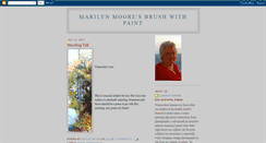 Desktop Screenshot of marilynsbrushwithpaint.blogspot.com