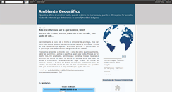 Desktop Screenshot of ambientegeo.blogspot.com