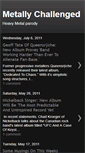 Mobile Screenshot of metallychallenged.blogspot.com