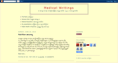 Desktop Screenshot of medical-writings.blogspot.com
