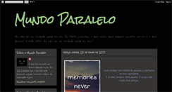 Desktop Screenshot of pequenomundoparalelo.blogspot.com