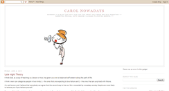 Desktop Screenshot of carolnowadays.blogspot.com