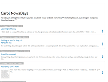 Tablet Screenshot of carolnowadays.blogspot.com