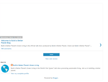 Tablet Screenshot of buildabetterplanet.blogspot.com
