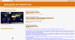 Desktop Screenshot of geracaodeprofetas.blogspot.com