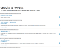 Tablet Screenshot of geracaodeprofetas.blogspot.com