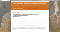 Desktop Screenshot of predictionavenir.blogspot.com