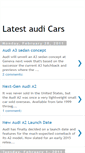 Mobile Screenshot of latest-audicars.blogspot.com