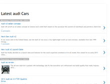 Tablet Screenshot of latest-audicars.blogspot.com