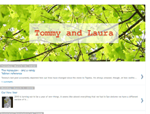 Tablet Screenshot of lauraandtommy.blogspot.com