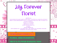 Tablet Screenshot of lilyflorist.blogspot.com