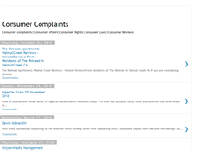 Tablet Screenshot of consumer-complaint-department.blogspot.com