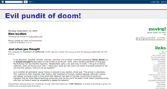 Desktop Screenshot of evilpundit.blogspot.com
