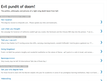 Tablet Screenshot of evilpundit.blogspot.com