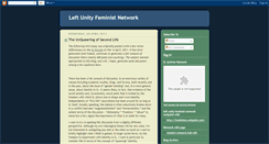 Desktop Screenshot of feministnetwork.blogspot.com