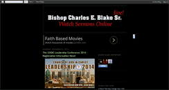 Desktop Screenshot of bishopceblakelive.blogspot.com