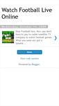Mobile Screenshot of live-footballgames.blogspot.com