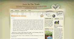 Desktop Screenshot of loveinthetruth.blogspot.com