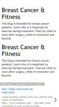 Mobile Screenshot of breastcancerandfitness.blogspot.com