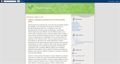 Desktop Screenshot of healthtopicstip.blogspot.com