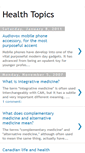 Mobile Screenshot of healthtopicstip.blogspot.com