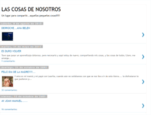 Tablet Screenshot of lascosasdenosotros-maisa.blogspot.com