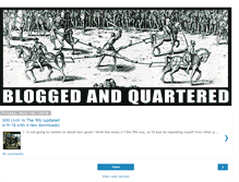 Tablet Screenshot of bloggedquartered.blogspot.com