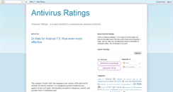 Desktop Screenshot of antivirusratings.blogspot.com