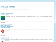 Tablet Screenshot of antivirusratings.blogspot.com