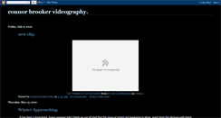 Desktop Screenshot of connorbrookervideo.blogspot.com