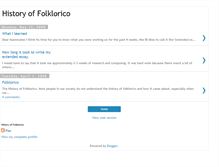 Tablet Screenshot of historyoffolklorico.blogspot.com
