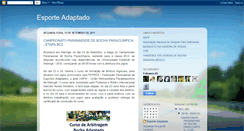 Desktop Screenshot of amoesporteadaptado.blogspot.com