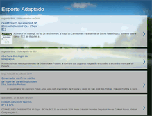 Tablet Screenshot of amoesporteadaptado.blogspot.com