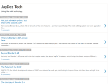 Tablet Screenshot of jaydez-tech.blogspot.com