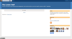 Desktop Screenshot of lowerhalf.blogspot.com