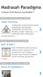 Mobile Screenshot of madrasahparadigma.blogspot.com