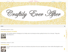 Tablet Screenshot of craftily-ever-after.blogspot.com