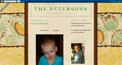 Desktop Screenshot of petersons-scottamber.blogspot.com