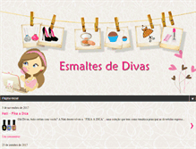 Tablet Screenshot of esmaltesdedivas.blogspot.com