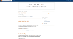 Desktop Screenshot of ontheartofcontextualization.blogspot.com